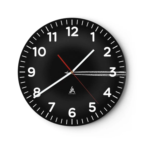 Orologio da parete - Orologio in Vetro - In un'altra dimensione - 30x30 cm