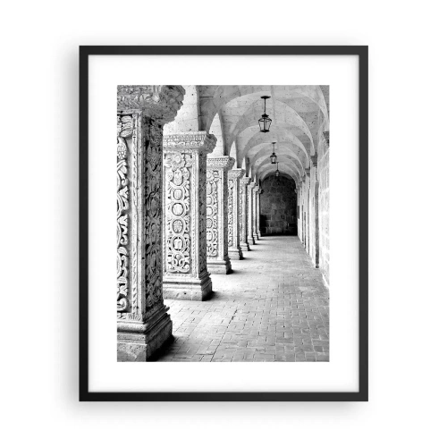 Poster in cornice nera - Dove porterà? - 40x50 cm