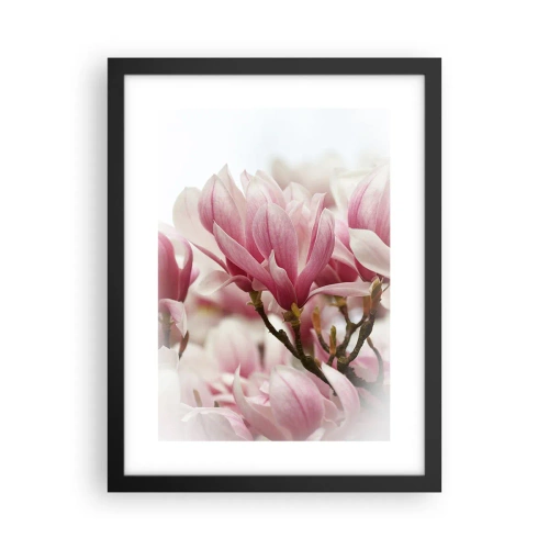 Poster in cornice nera - Fiori di primavera - 30x40 cm