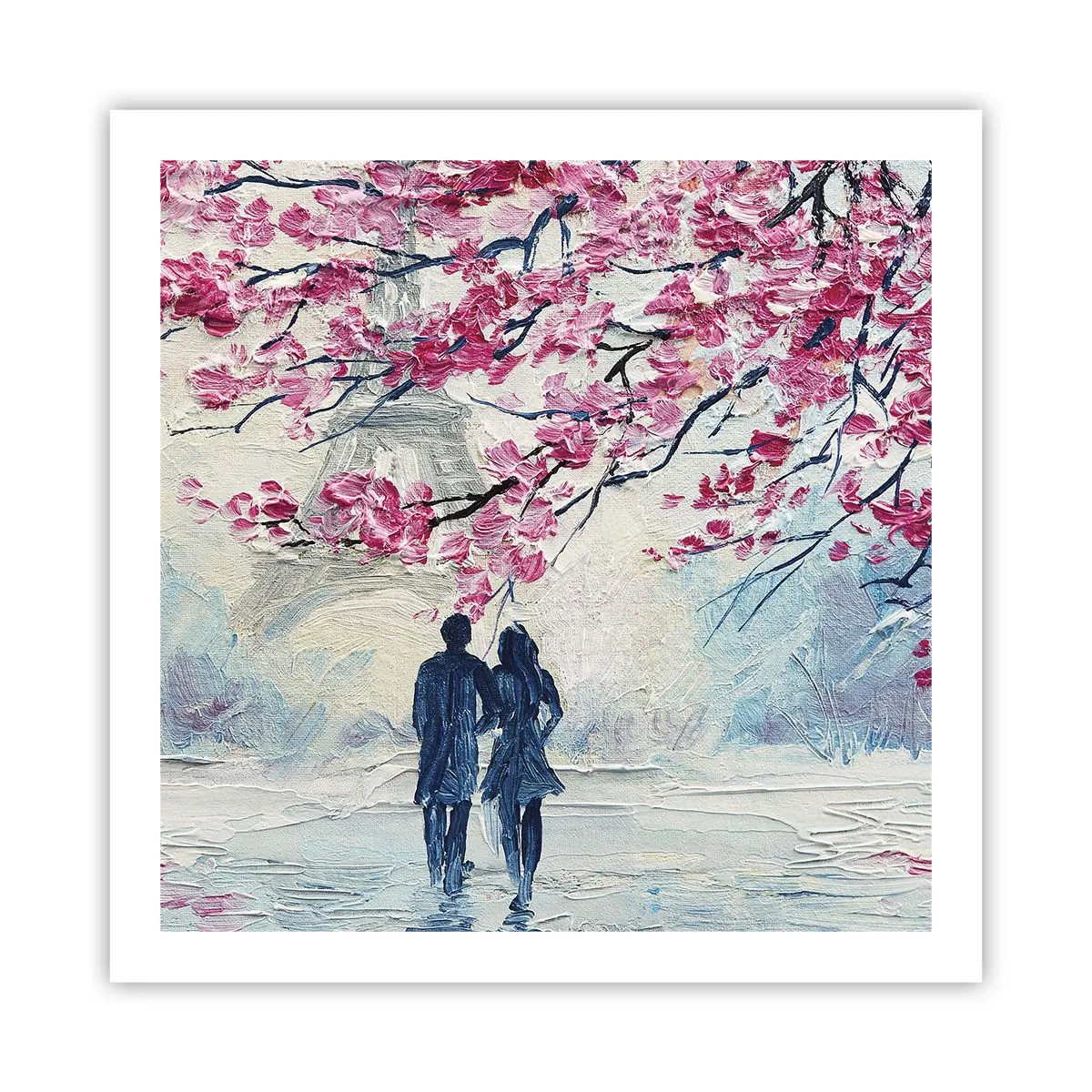 Poster - Passeggiata romantica - 60x60 cm