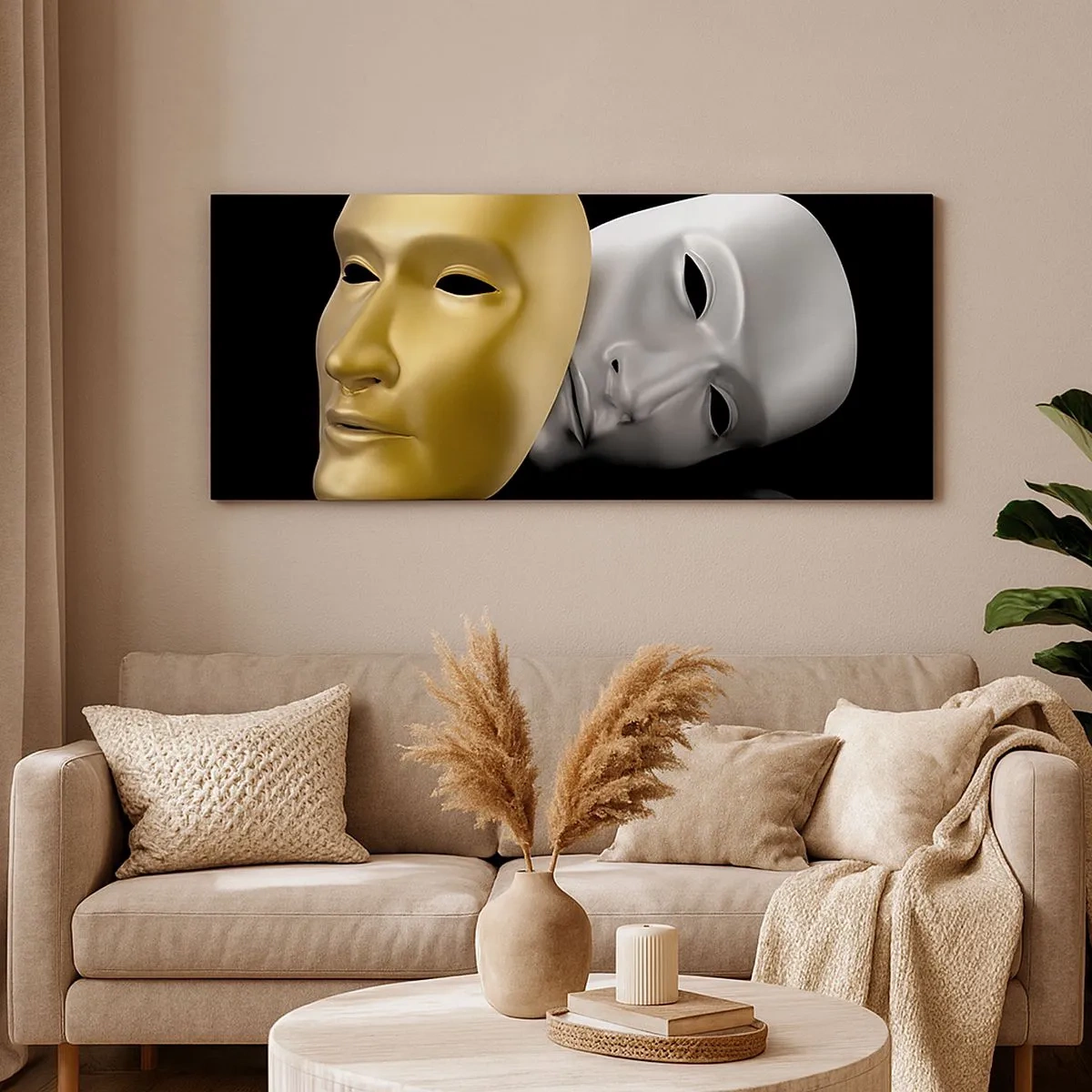 Quadro su tela - Stampe su Tela - La vita è teatro - 100x40 cm