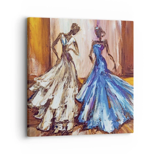 Quadro su tela - Stampe su Tela - Duetto armonioso - 30x30 cm