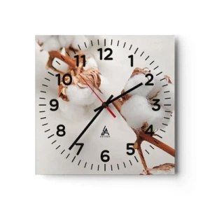 Orologio da parete - Orologio in Vetro - Semplicemente un abbraccio - 40x40 cm