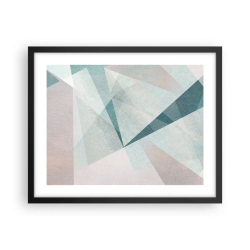 Poster in cornice nera - Con calma ma dinamicamente - 50x40 cm