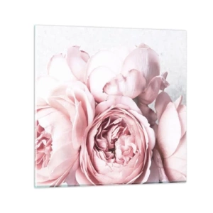 Quadro su vetro - Per i romantici - 30x30 cm