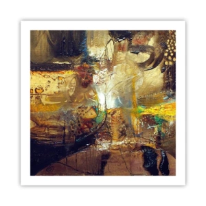 Poster - Freddo, più caldo, bollente - 60x60 cm