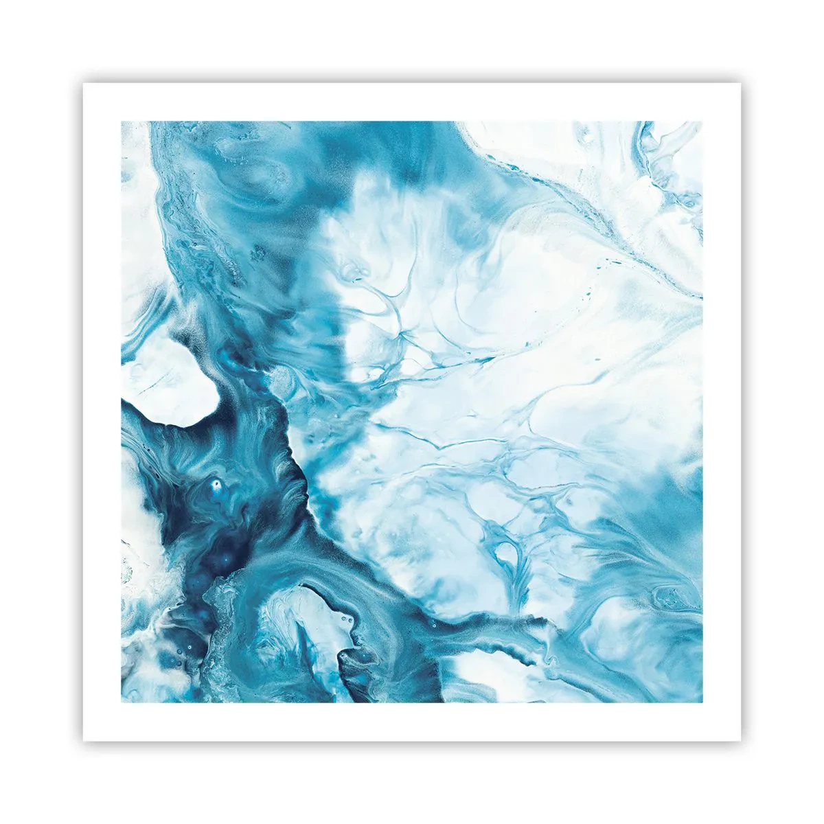 Poster - Concerto di blu - 60x60 cm