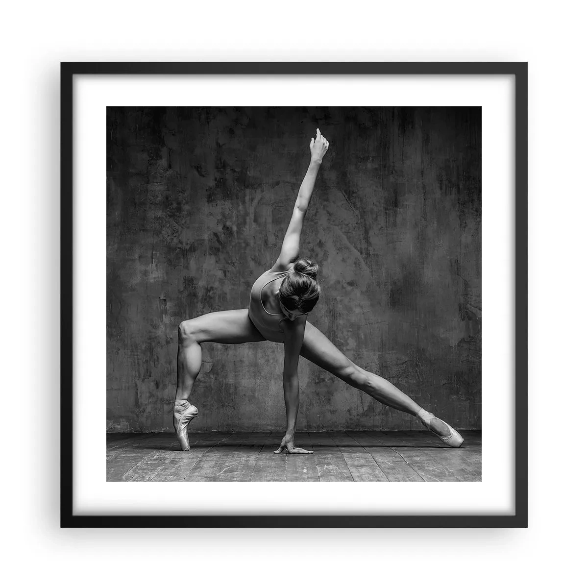 Poster in cornice nera - Ideale di equilibrio - 50x50 cm