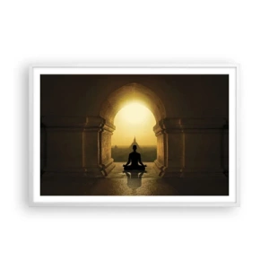 Poster in cornice bianca - Armonia completa - 91x61 cm