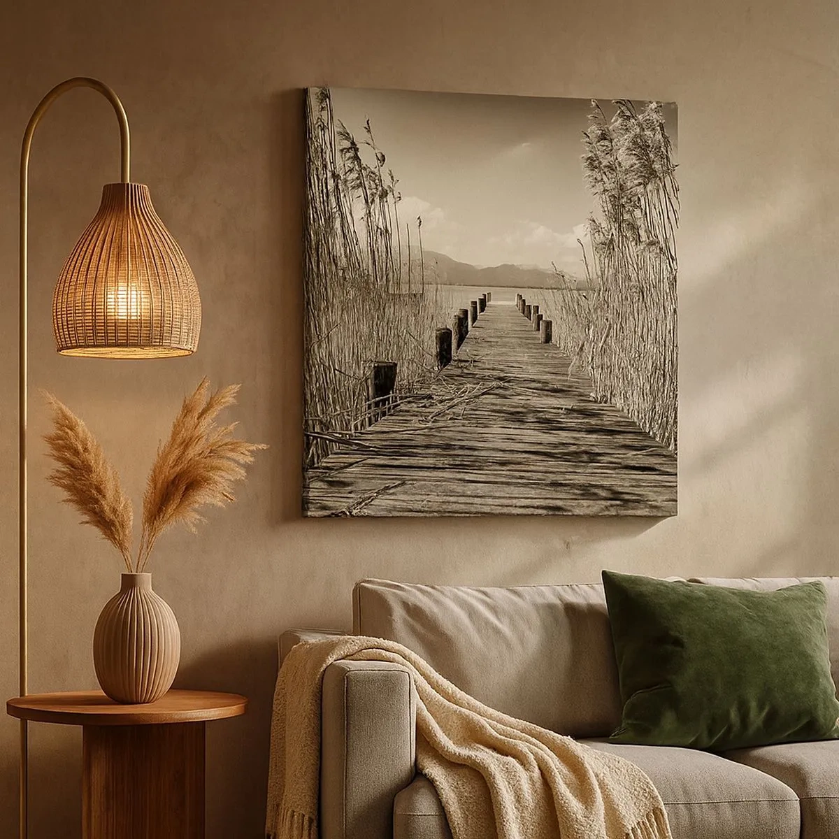 Quadro su tela - Stampe su Tela - Nel silenzio dell'erba - 30x30 cm