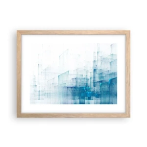Poster in cornice rovere chiaro - E lo spazio fu - 40x30 cm