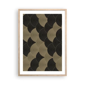 Poster in cornice rovere chiaro - Unità nella molteplicità - 50x70 cm