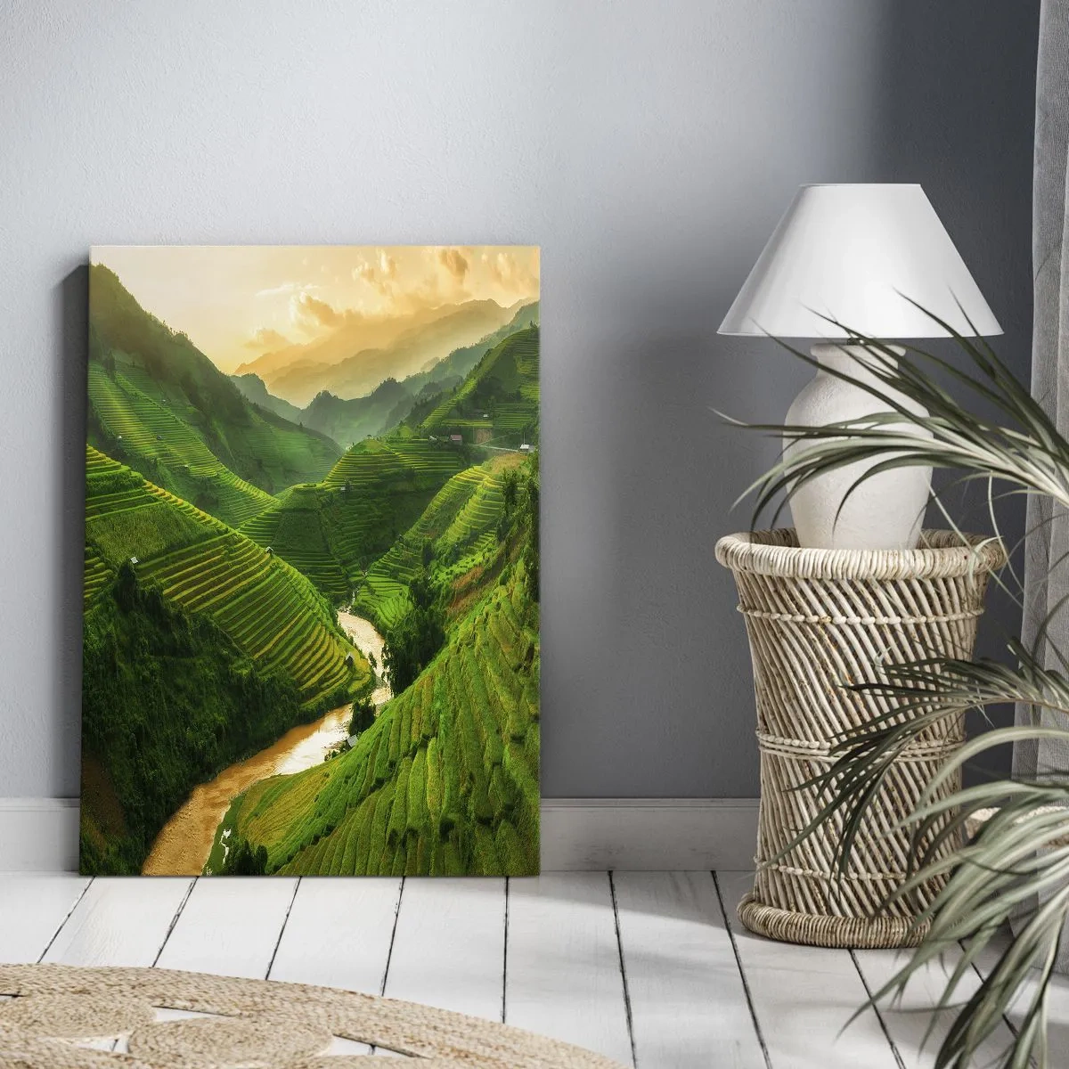 Quadro su tela - Stampe su Tela - Valle del Vietnam - 55x100 cm