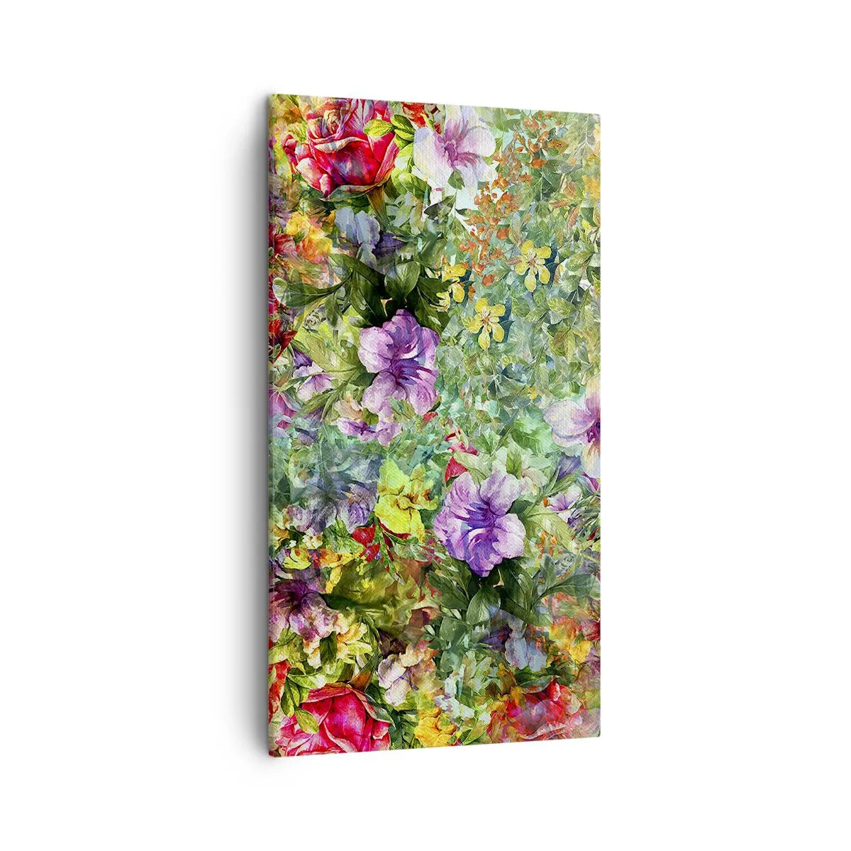 Quadro su tela - Stampe su Tela - Perdersi nei fiori - 45x80 cm