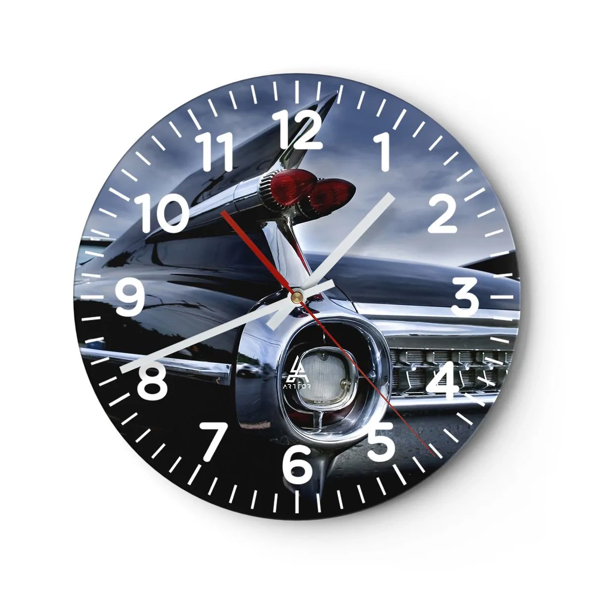 Orologio da parete - Orologio in Vetro - Proprio per questo è bella! - 30x30 cm