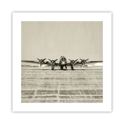 Poster - Pronto come sempre - 40x40 cm