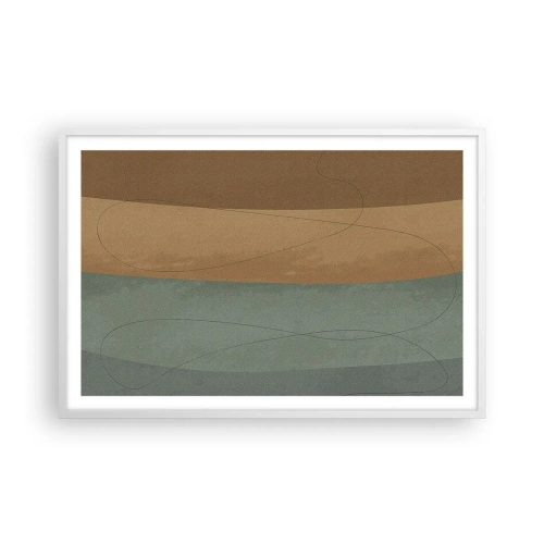 Poster in cornice bianca - Composizione orizzontale - 91x61 cm