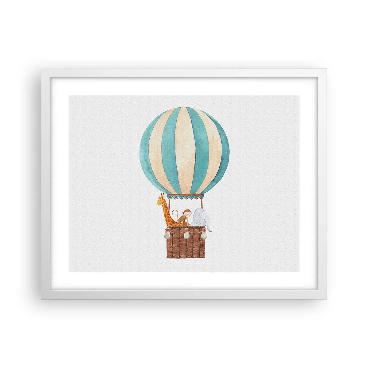 Poster in cornice bianca - Una gita fantastica - 50x40 cm