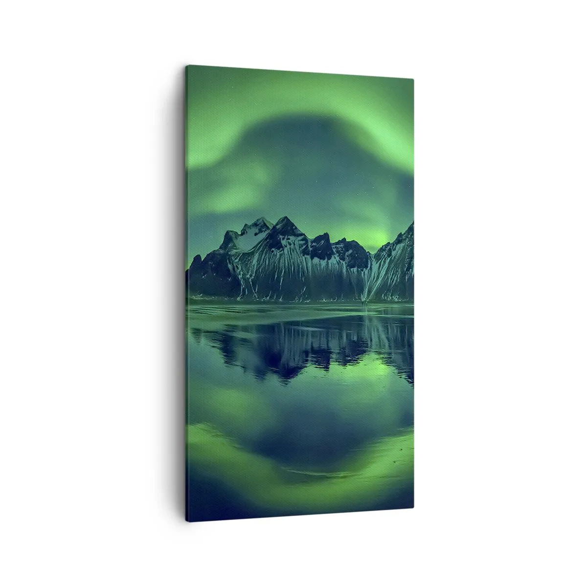 Quadro su tela - Stampe su Tela - Tra le braccia dell'aurora boreale - 45x80 cm