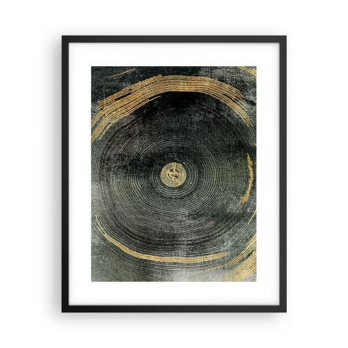 Poster in cornice nera - Cambiamento e persistenza - 40x50 cm