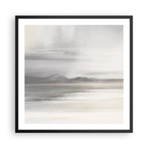 Poster in cornice nera - Orizzonte trasognato - 60x60 cm