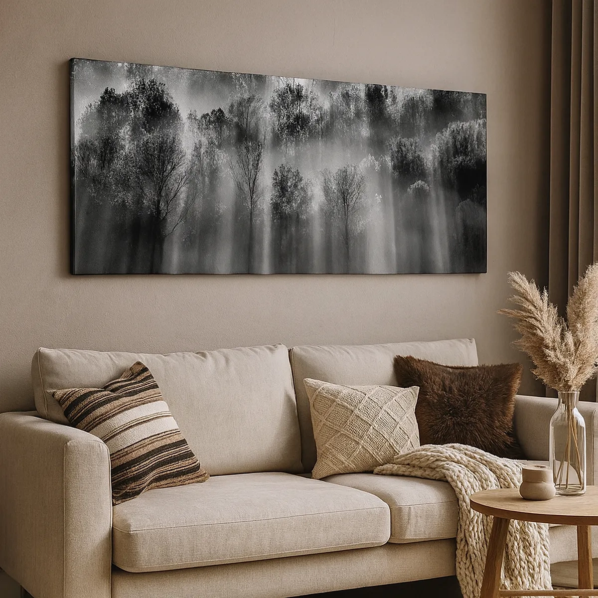 Quadro su tela - Stampe su Tela - Nei getti di luce - 30x30 cm