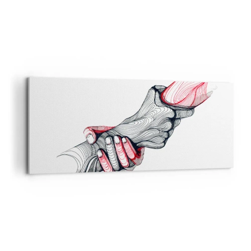 Quadro su tela - Stampe su Tela - Sei in buone mani - 100x40 cm