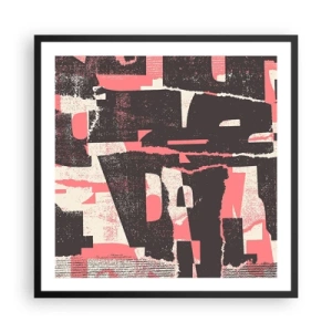Poster in cornice nera - Tutto il rumore - 60x60 cm