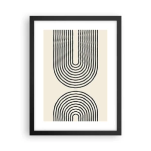 Poster in cornice nera - Tra un attimo... - 30x40 cm