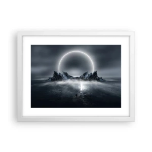 Poster in cornice bianca - La fine del racconto - 40x30 cm