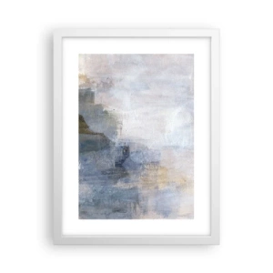 Poster in cornice bianca - Toni e accordi dei colori - 30x40 cm