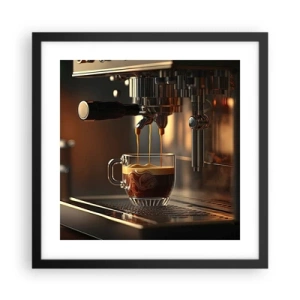 Poster in cornice nera - Miscela sensuale - 40x40 cm