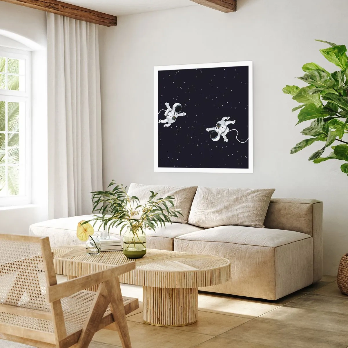 Poster - Danza cosmica - 40x40 cm