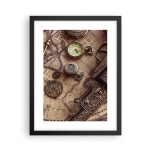 Poster in cornice nera - La natura chiama - 30x40 cm
