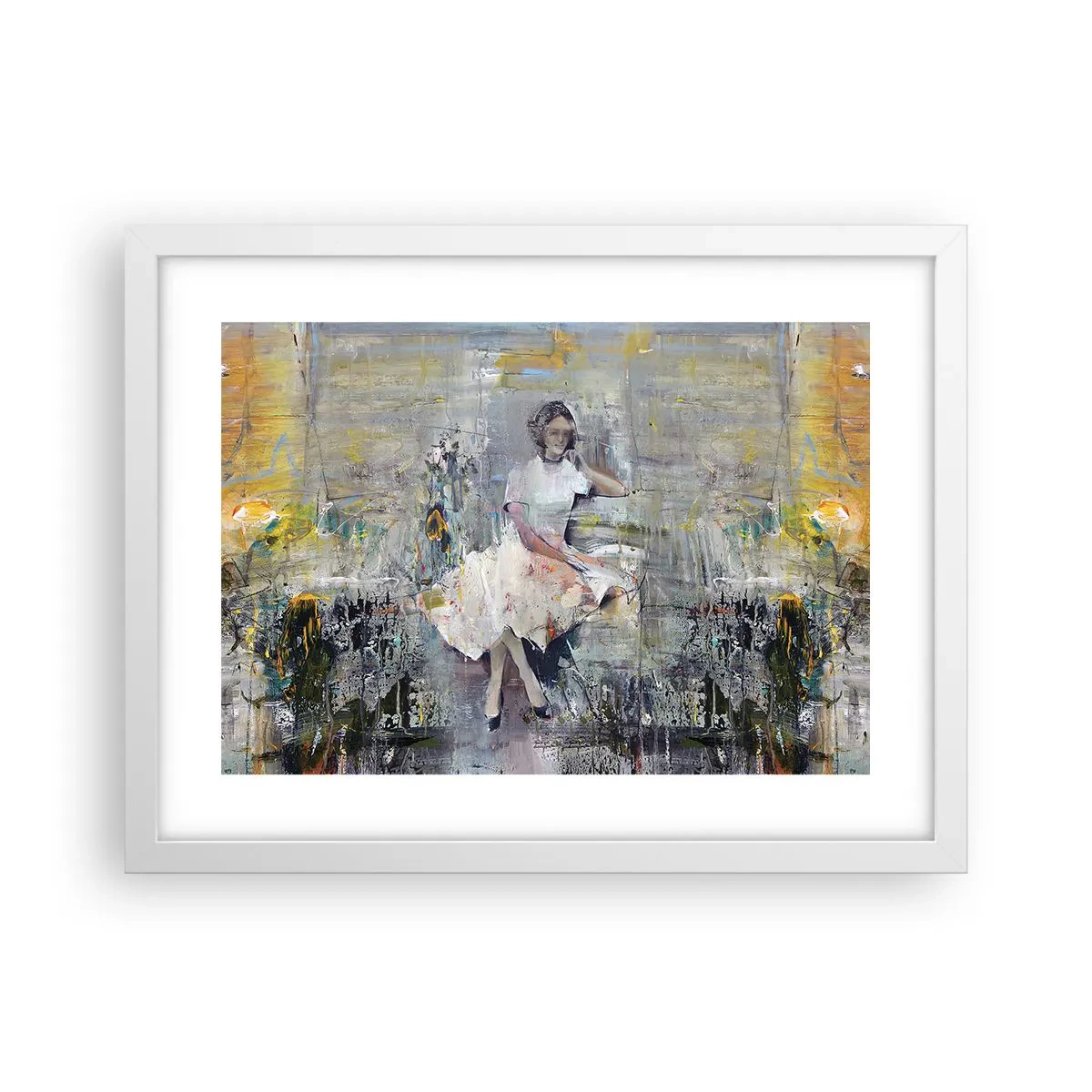Poster in cornice bianca - Classica e moderna - 40x30 cm