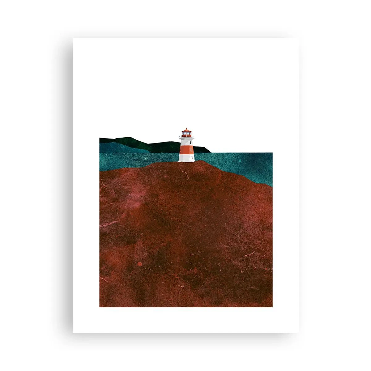 Poster - Contemplando il mare - 30x40 cm