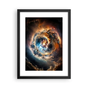 Poster in cornice nera - L'inizio - 30x40 cm