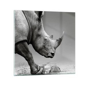Quadro su vetro - Forza irrefrenabile - 30x30 cm