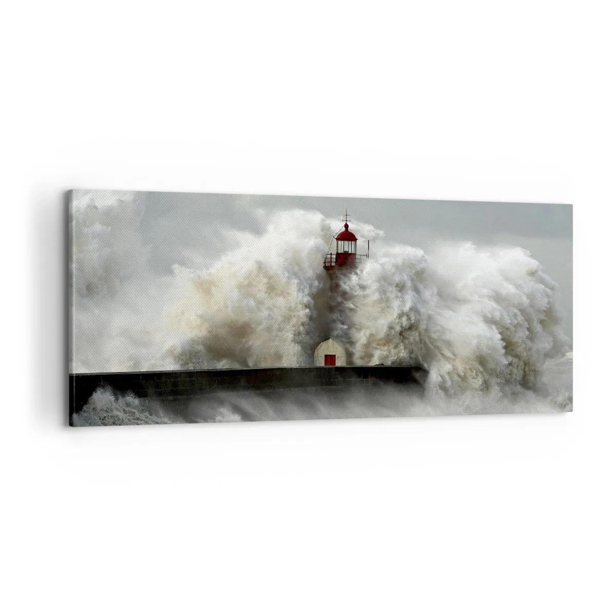 Quadro su tela - Stampe su Tela - L'ira dell'oceano - 100x40 cm