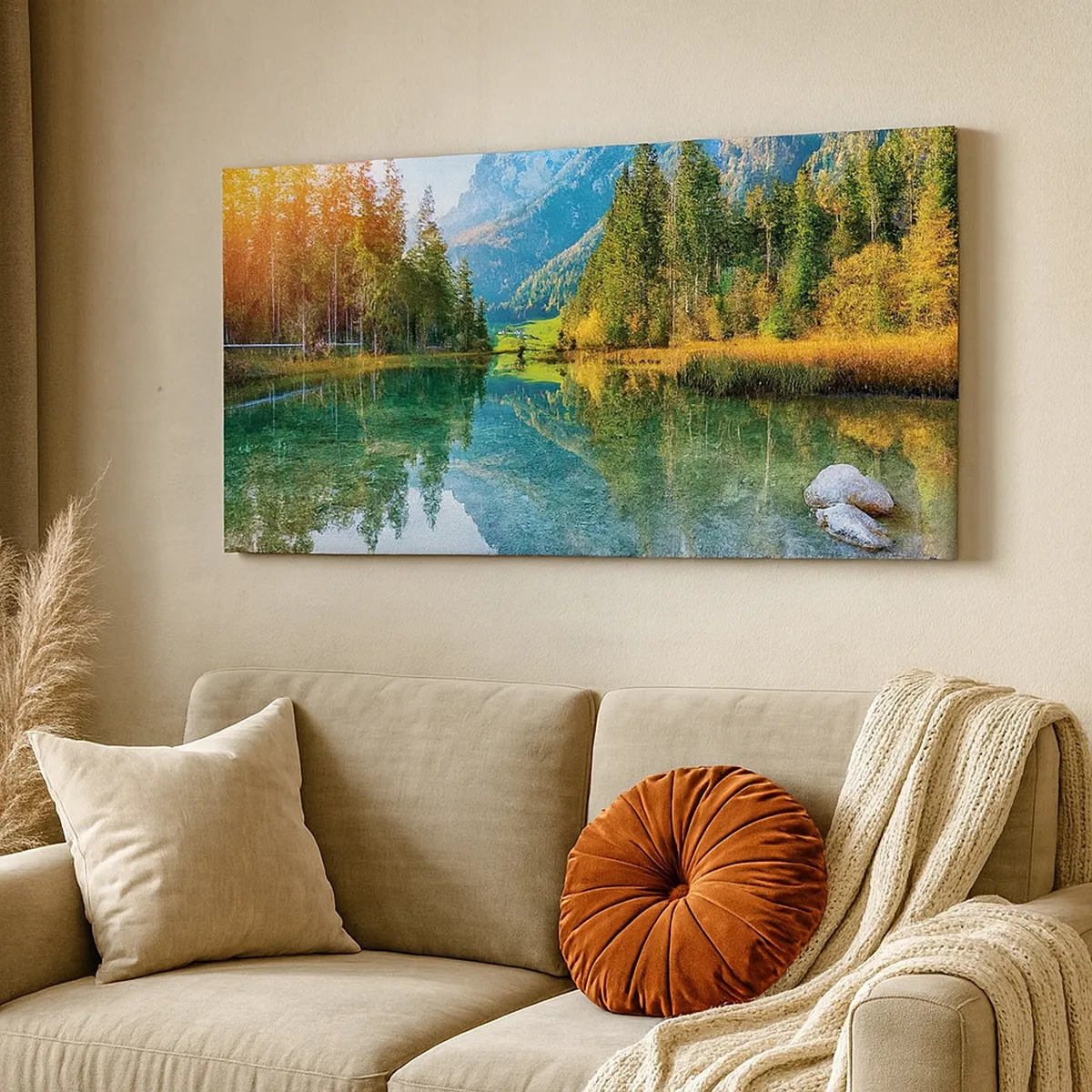 Quadro su tela - Stampe su Tela - La mitezza dell'autunno - 30x30 cm