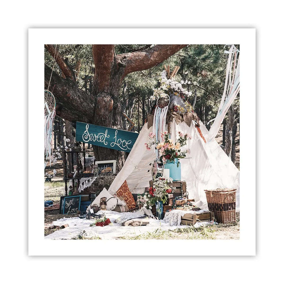 Poster - Make love... - 50x50 cm