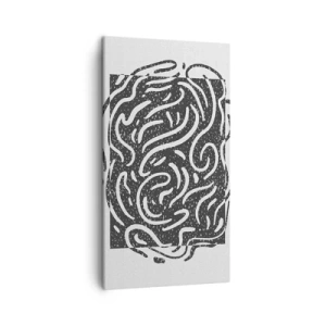 Quadro su tela - Stampe su Tela - Astrazione: la danza della gioia - 45x80 cm