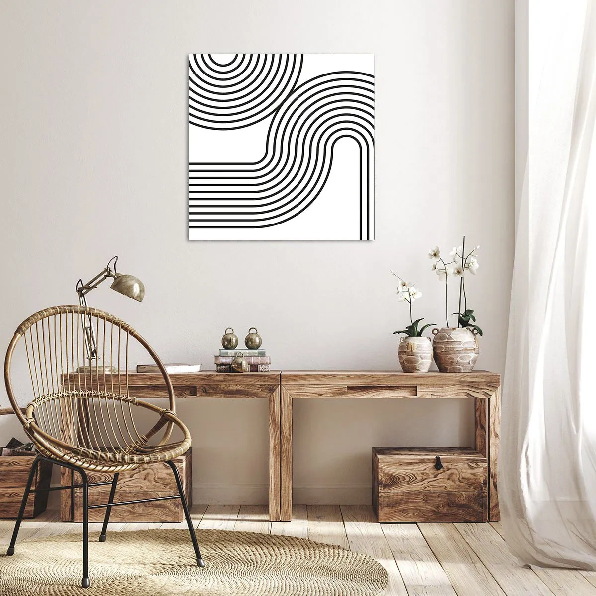 Quadro su tela - Stampe su Tela - In curva - 30x30 cm