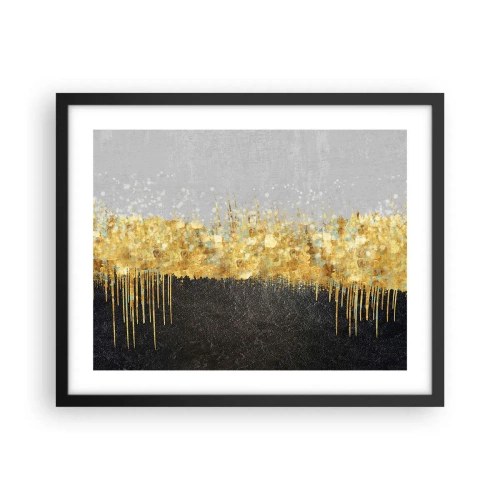 Poster in cornice nera - Nel profondo e verso l'alto - 50x40 cm