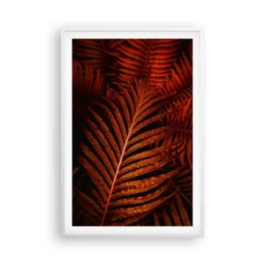 Poster in cornice bianca - Il calore della vita - 61x91 cm