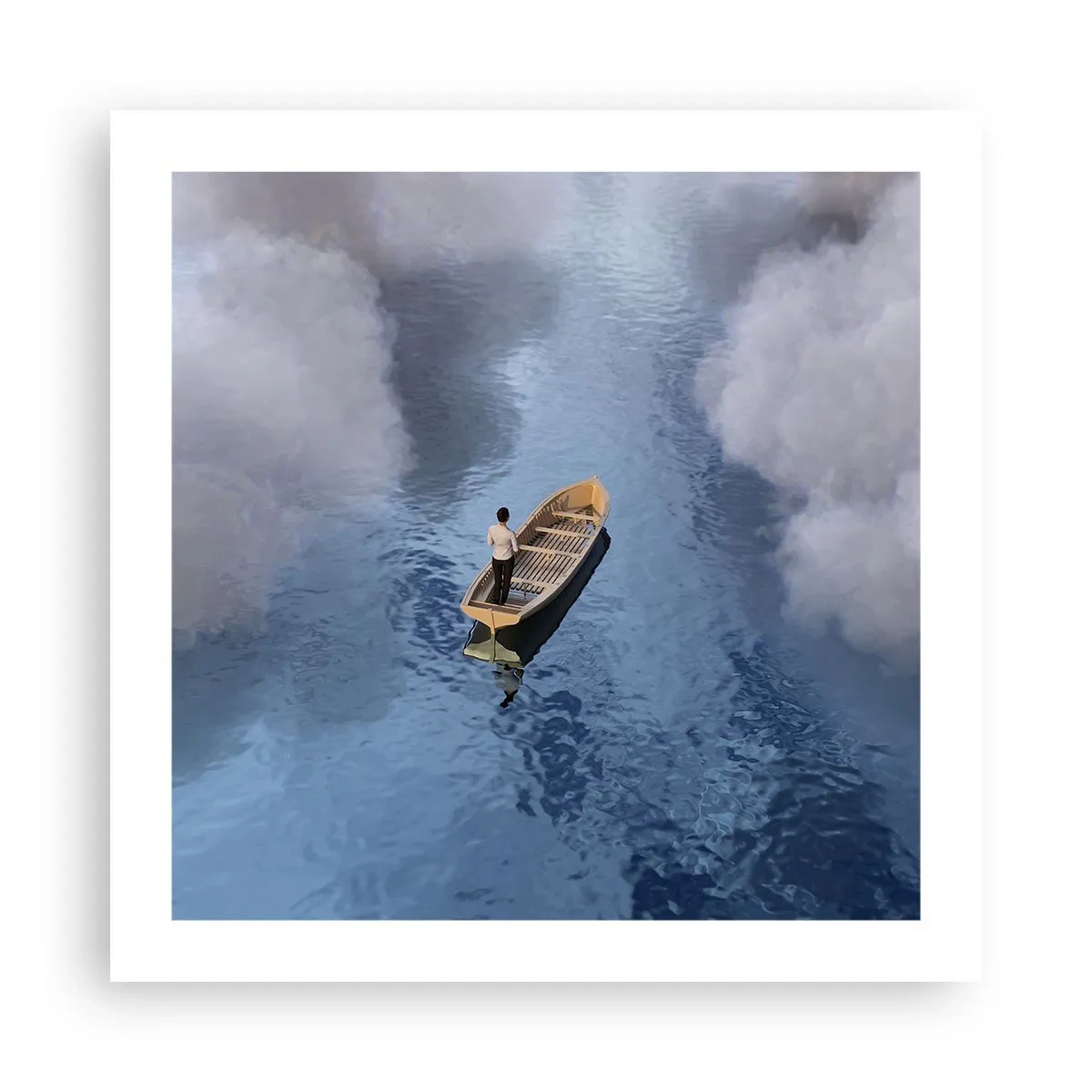 Poster - Vita - viaggio - incertezza  - 50x50 cm