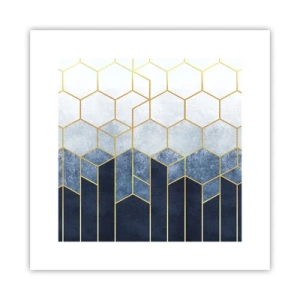 Poster - Composizione a ritmo sincopato - 30x30 cm