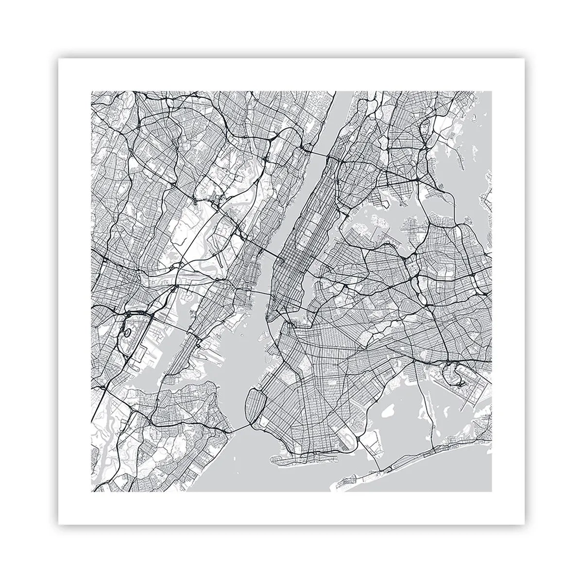 Poster - Anatomia della metropoli - 50x50 cm