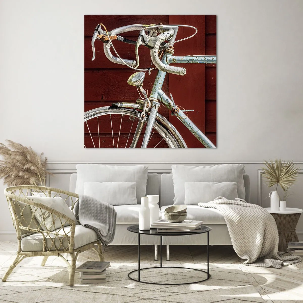 Quadro su vetro - Creata per la vittoria - 30x30 cm