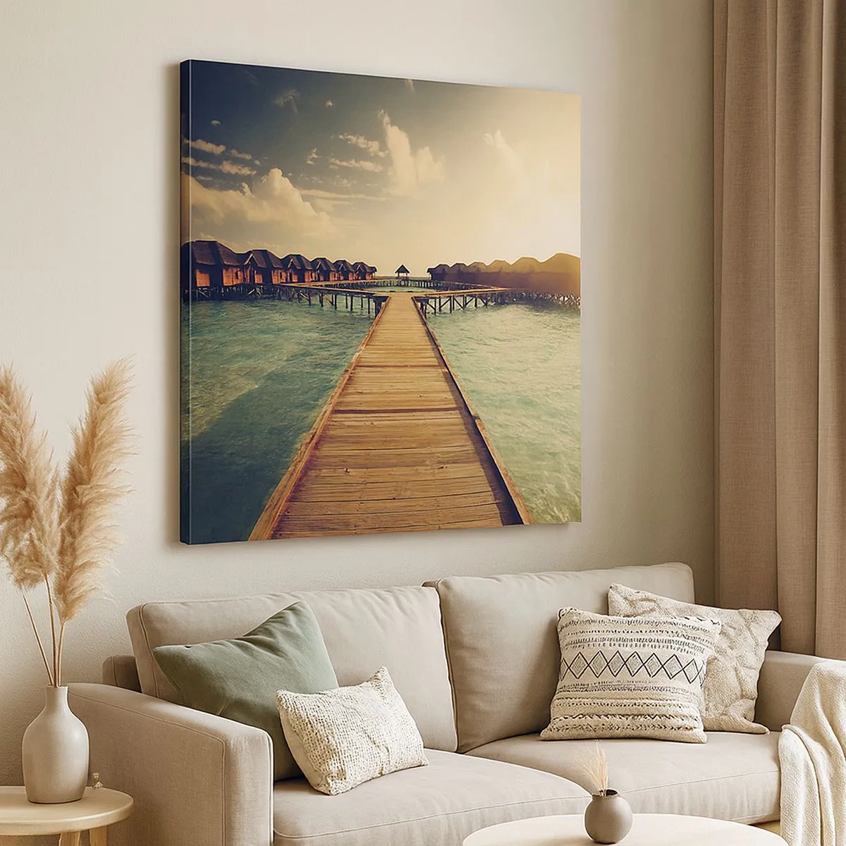 Quadro su tela - Stampe su Tela - Caldo invito - 30x30 cm